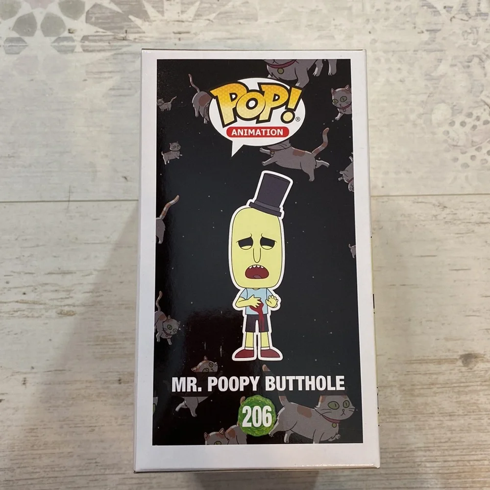 Funko Pop Mr Poopy Butthole #206 Rick and Morty Exclusive Figure - Picture 7 of 9